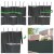 JAROLIFT PVC Sichtschutzstreifen | 19 cm x 40 m, inkl. 25 Befestigungsclips, Sandstein-Design