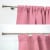 VICTORIA M Aurora Vorhang mit Kräuselband - verdunkelnd | 140 x 245 cm / rosa / 2er Pack