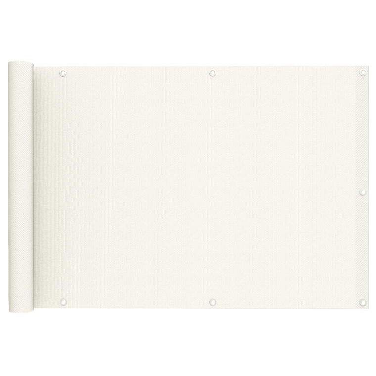 JAROLIFT Balkonbespannung - Polyester / wasserdicht | 300 x 90 cm, creme
