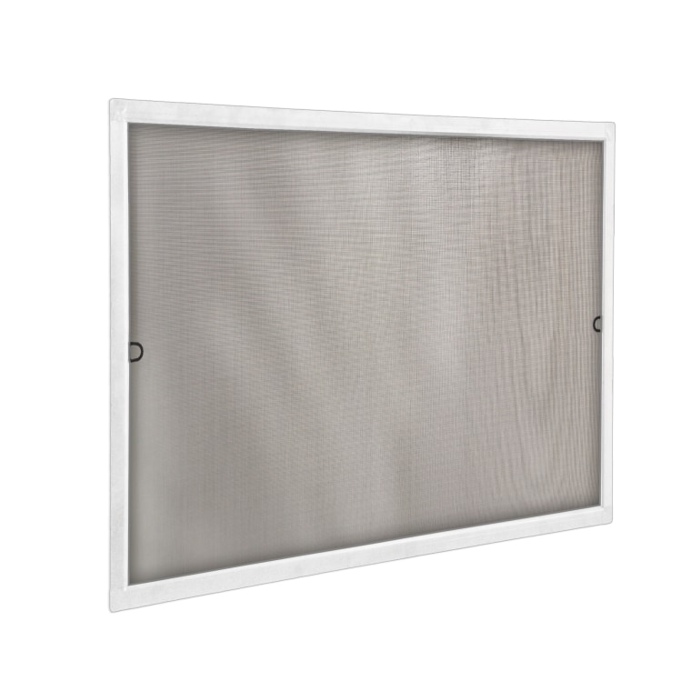JAROLIFT Insektenschutz-Spannrahmen SlimLine für Fenster | 80 x 150 cm, weiß