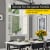 JAROLIFT Insektenschutz-Spannrahmen SlimLine für Fenster | 100 x 150 cm, weiß