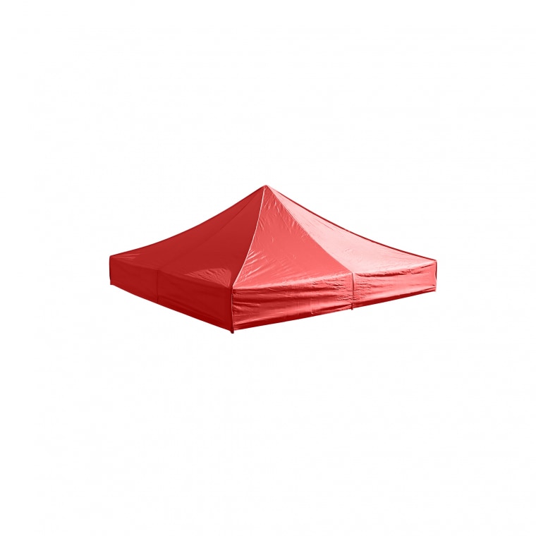 paramondo Dach für Faltpavillon PRO / Premium Plus | PRO40, 4 x 4 m, rot