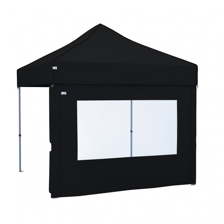 paramondo Seitenwand für Faltpavillon PRO / Premium Plus | Fensterwand, PRO40, 4 m, schwarz