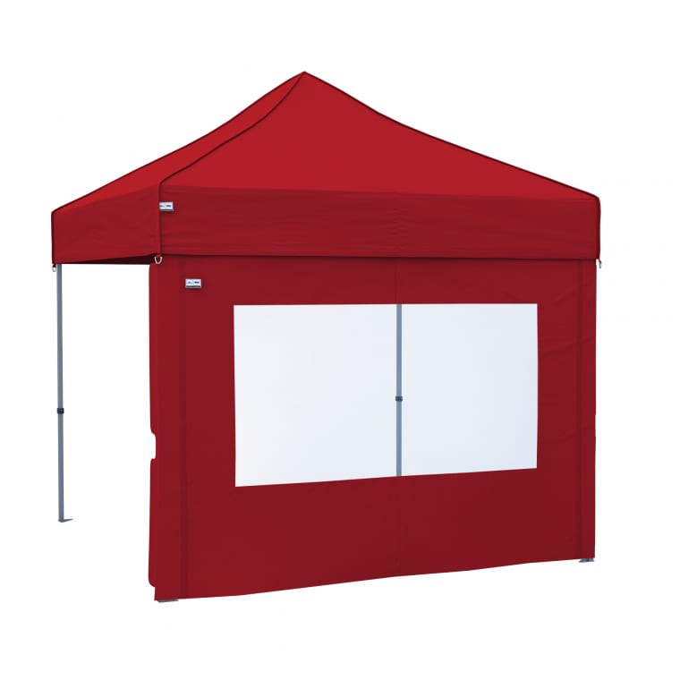 paramondo Seitenwand für Faltpavillon PRO / Premium Plus | Fensterwand, PRO40, 6 m, rot