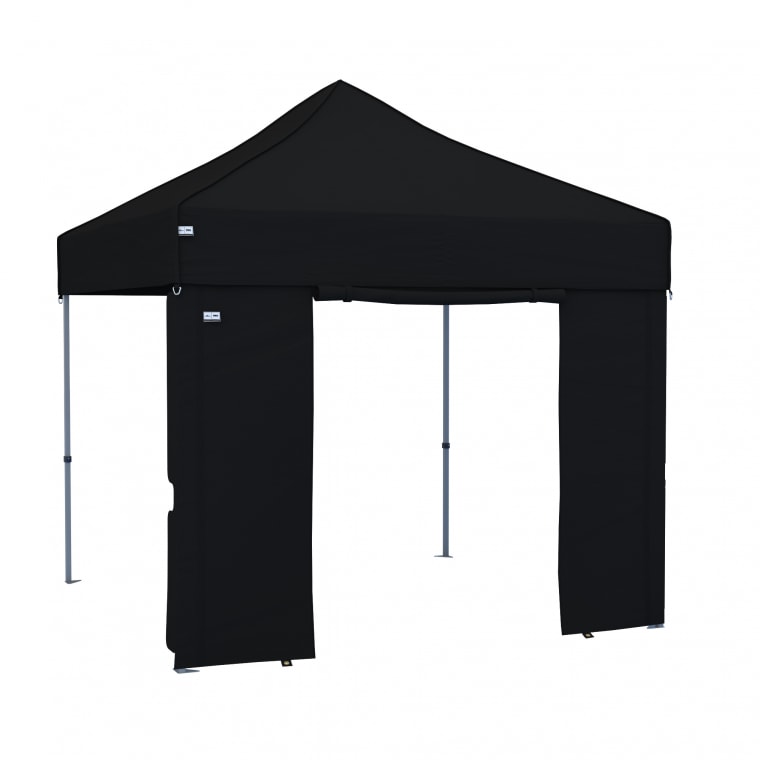 paramondo Seitenwand für Faltpavillon PRO / Premium Plus | Türwand, PRO40, 4 m, schwarz