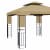 paramondo Deluxe Gartenpavillon | 4 x 3 m, beige