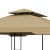 paramondo Deluxe Gartenpavillon | 4 x 3 m, beige