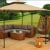 paramondo Comfort Gartenpavillon | 4 x 3 m, beige + Wände