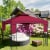 paramondo Deluxe Gartenpavillon | 4 x 3 m, bordeaux