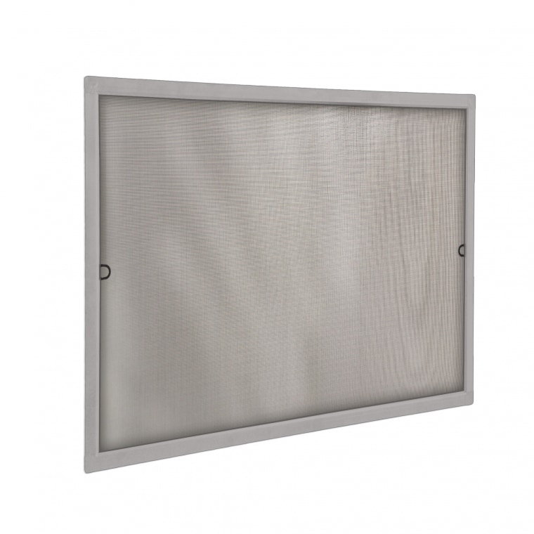 JAROLIFT Insektenschutz-Spannrahmen SlimLine für Fenster | 60 x 150 cm, silber