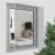 JAROLIFT Insektenschutz-Spannrahmen SlimLine für Fenster | 70 x 150 cm, silber