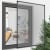 JAROLIFT Insektenschutz-Spannrahmen ProfiLine für Fenster | 130 x 150 cm, anthrazit