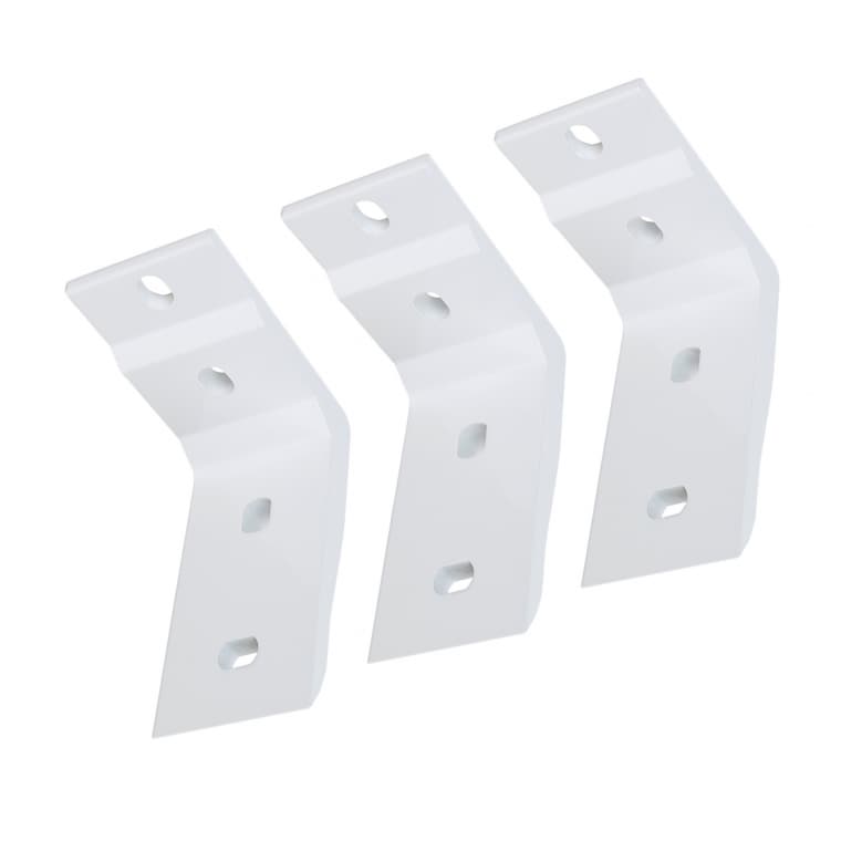 paramondo Deckenhalterung für Kassettenmarkise Line | weiß, 3er Set