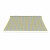 PARAMONDO Kassettenmarkise Curve | 3,5 x 3 m | Gestell: weiß | Stoff: Block, gelb-grau