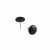 JAROLIFT Magnetvorhang-Befestigungskit für Holzrahmen | 30 Reißnägel, schwarz