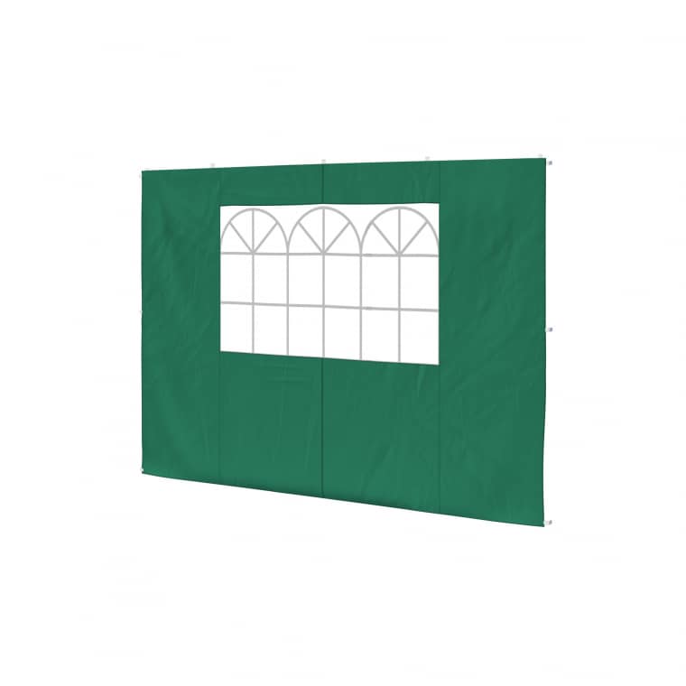 paramondo Seitenwand für Faltpavillon Basic & Premium | Fensterwand, grün