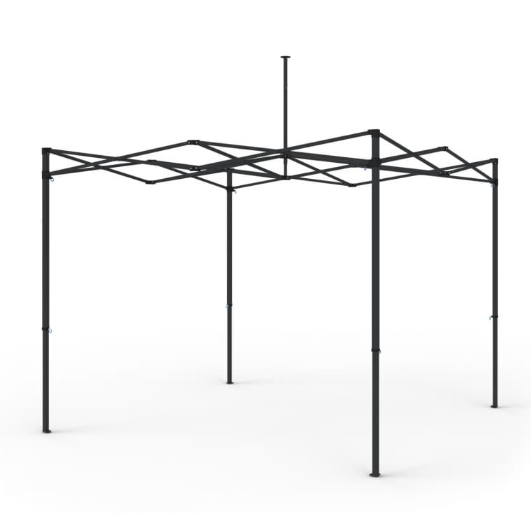 paramondo Gestell für Faltpavillon Premium Plus | 3 x 3 m, anthrazit, 40 mm Stahlrahmen