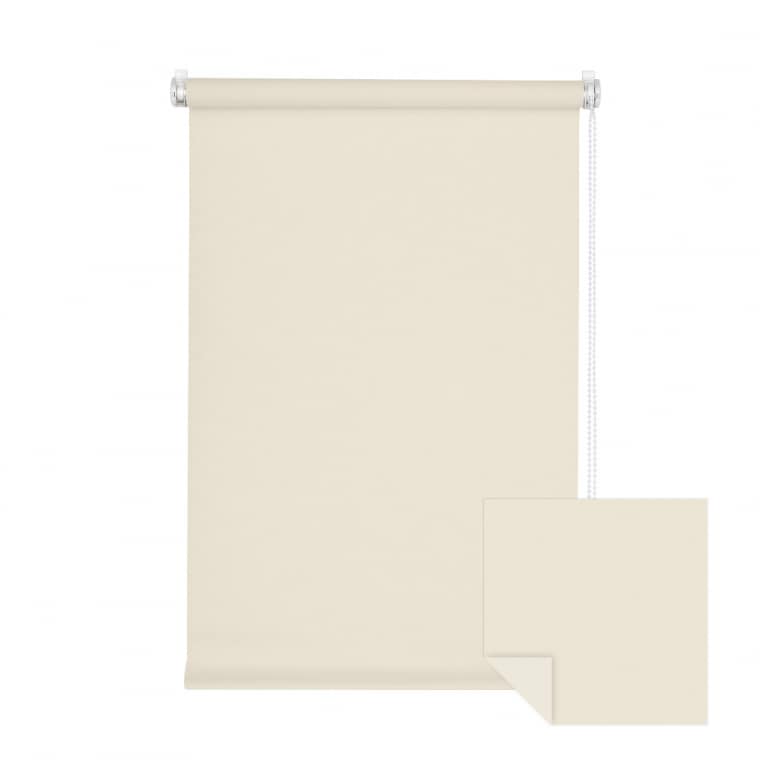 VICTORIA M Klemmfix Tenebra Verdunkelungsrollo | 75 x 220 cm, cremeweiß