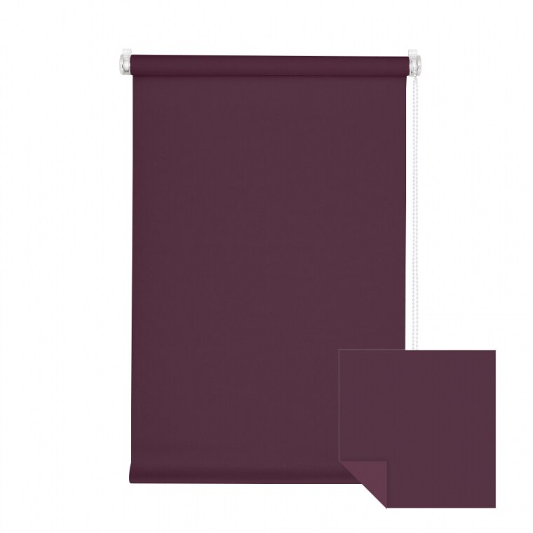 VICTORIA M Klemmfix Tenebra Verdunkelungsrollo | 45 x 160 cm, lila / aubergine