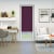 VICTORIA M Klemmfix Tenebra Verdunkelungsrollo | 45 x 220 cm, lila / aubergine