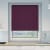 VICTORIA M Klemmfix Tenebra Verdunkelungsrollo | 45 x 220 cm, lila / aubergine