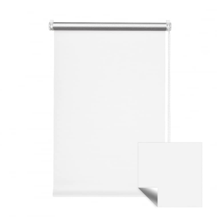 VICTORIA M Klemmfix Tenebra Verdunkelungsrollo / Thermorollo | 55 x 160 cm, weiß