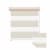 VICTORIA M Zevra Doppelrollo / Duo Rollo | 110 x 160 cm, creme