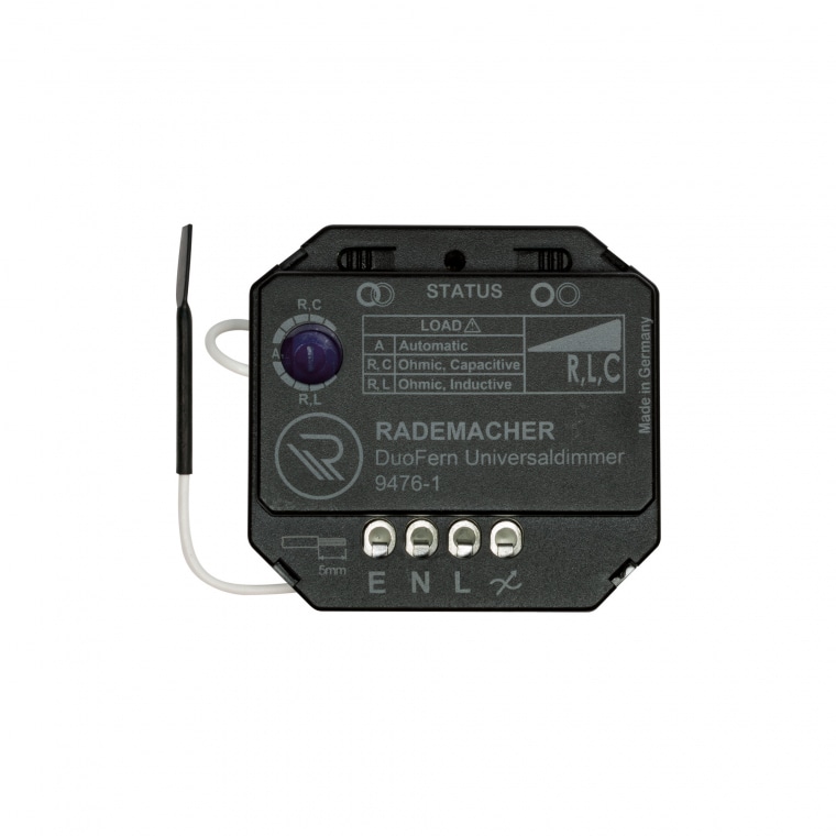 RADEMACHER DuoFern Universal-Dimmaktor 9476-1 für Licht / LED | Unterputz / zum Schalten und Dimmen