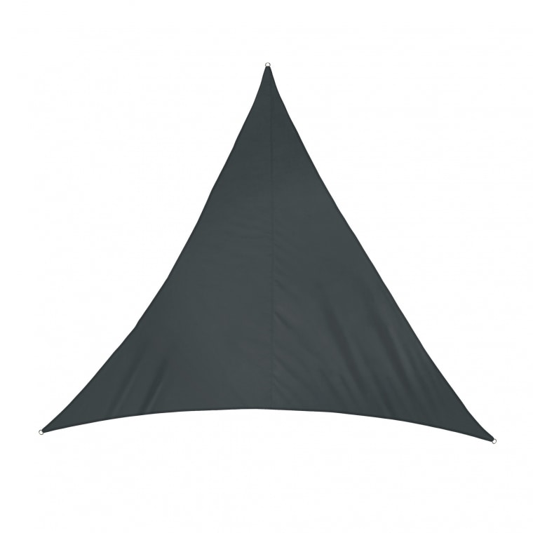 JAROLIFT Sonnensegel - Polyester / wasserdicht | 4,0 x 4,0 x 4,0 m, dreieckig, anthrazit