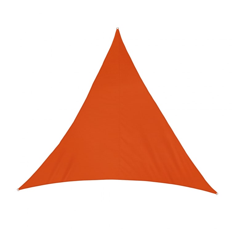 JAROLIFT Sonnensegel - Polyester / wasserdicht | 4,0 x 4,0 x 4,0 m, dreieckig, orange