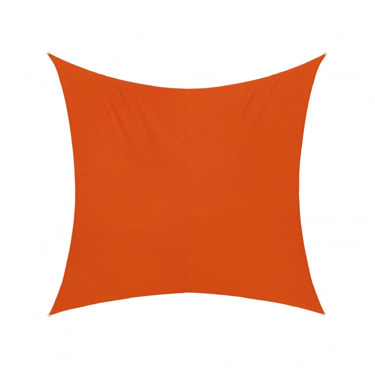 JAROLIFT Sonnensegel - Polyester / wasserdicht | 4,0 x 4,0 m, quadratisch, orange