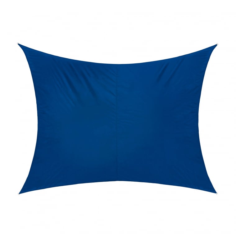 JAROLIFT Sonnensegel - Polyester / wasserdicht | 5,0 x 4,0 m, rechteckig, azurblau