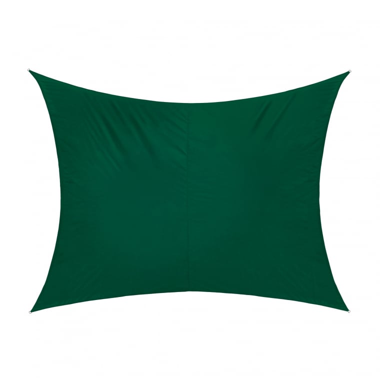JAROLIFT Sonnensegel - Polyester / wasserdicht | 5,0 x 4,0 m, rechteckig, grün