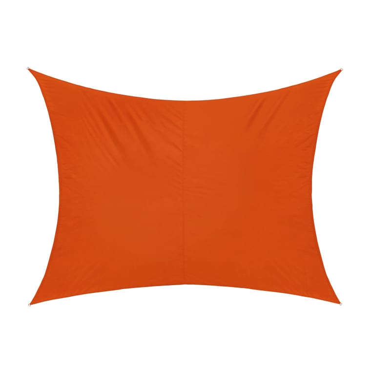 JAROLIFT Sonnensegel - Polyester / wasserdicht | 5,0 x 4,0 m, rechteckig, orange