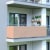 JAROLIFT Balkonbespannung - HDPE / atmungsaktiv | 600 x 90 cm, elfenbein