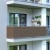 JAROLIFT Balkonbespannung - HDPE / atmungsaktiv | 600 x 90 cm, braun
