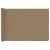 JAROLIFT Balkonbespannung - HDPE / atmungsaktiv | 600 x 75 cm, braun