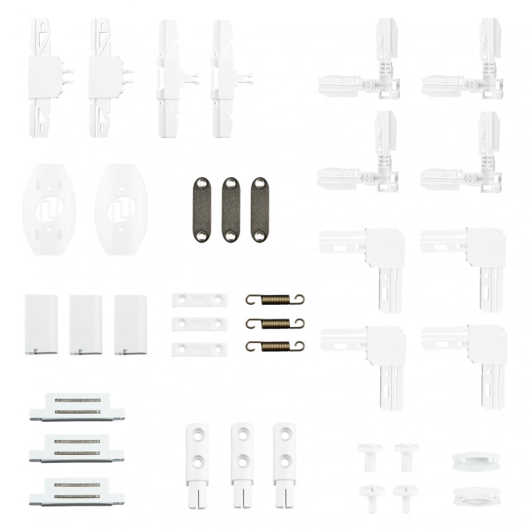 JAROLIFT Ersatzteil-Set für Drehrahmen - Fliegengittertür Profi Line & Eco | weiß