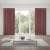 Home Wohnideen Schlaufenschal - transparent / Voile | 140 x 245 cm / bordeaux