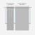Verdi Collection Gardine mit Schlaufenband & Leinen-Optik | halbtransparent, 145 x 245 cm, natur