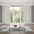 Verdi Collection Gardine mit Schlaufenband & Vertikal-Linien | halbtransparent, 145 x 245 cm, natur