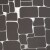WILLKOMMEN ZUHAUSE Premium Ösenvorhang - verdunkelnd / Mauer-Motiv | 135 x 245 cm, schwarz