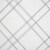 WILLKOMMEN ZUHAUSE Ösenvorhang | transparent, Rauten-Muster, 135 x 245 cm, weiß-silber