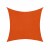 JAROLIFT Sonnensegel - Polyester / wasserdicht | 3,0 x 3,0 m, quadratisch, orange