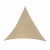 JAROLIFT Sonnensegel - HDPE / atmungsaktiv | 5,0 x 5,0 x 5,0 m, dreieckig, sand