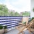JAROLIFT Balkonbespannung - HDPE / atmungsaktiv | 300 x 90 cm, blau-weiß