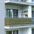 JAROLIFT Balkonbespannung - HDPE / atmungsaktiv | 300 x 90 cm, dunkelgrün-weiß-hellbraun