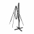 paramondo Sonnenschirm Gestell für parapenda Ampelschirm Plus | 4 x 3 m, rechteckig, anthrazit + Standkreuz
