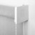 paramondo Außenrollo - Senkrechtmarkise / freihängend | 100 x 140 cm, grau-weiß