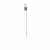 paramondo Außenrollo - Senkrechtmarkise / freihängend | 100 x 240 cm, grau-weiß